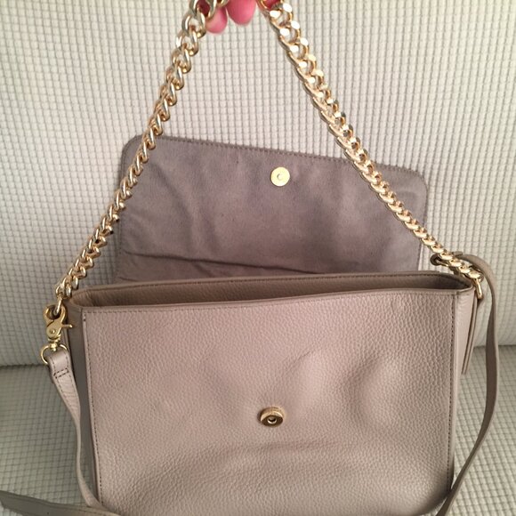 EMMA FOX LEATHER CONVERTIBLE HANDBAG, NWOT - Picture 6 of 11